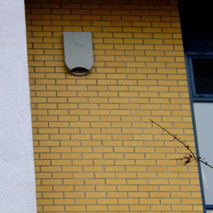 Schwegler 1FQ Bat roost;Interior of 1FQ;Bat Roost Box;Bat Roost on House Wall