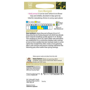 Corn Marigold;Corn Marigold Instructions