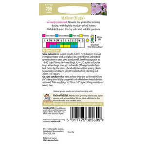 Musk Mallow;Musk Mallow Instructions