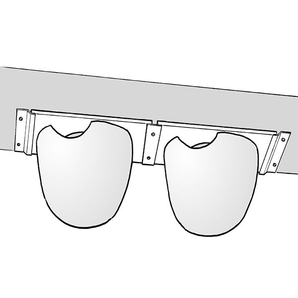 Flat connector for No 13 House Martin Single Nests;Showing flat connector in situ between the nests