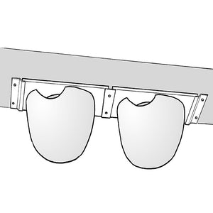 Flat connector for No 13 House Martin Single Nests;Showing flat connector in situ between the nests