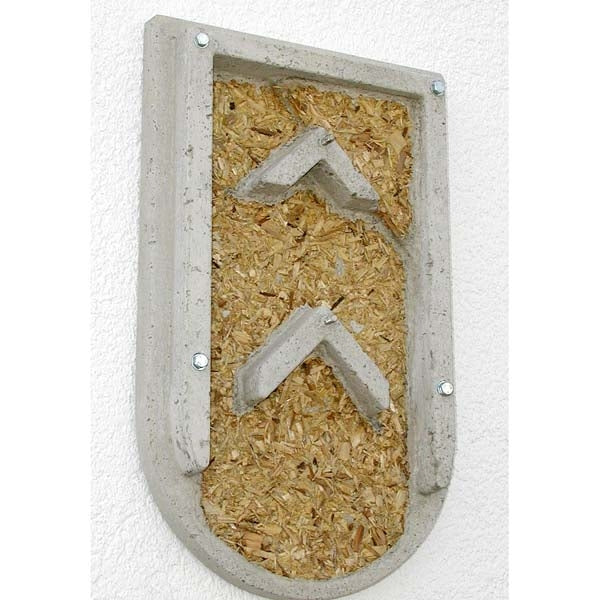 Schwegler 1FQ Bat roost;Interior of 1FQ;Bat Roost Box;Bat Roost on House Wall