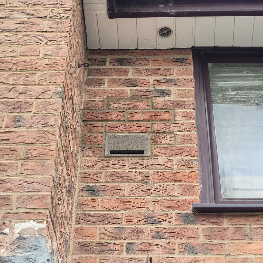 bat box built into brick