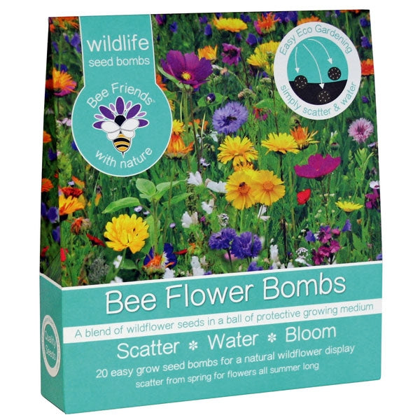 Bee Friendly Wildflower Seed Bombs; Bee Friendly Wildflower Seed Bombs; Bee Friendly Wildflower Seed Bombs