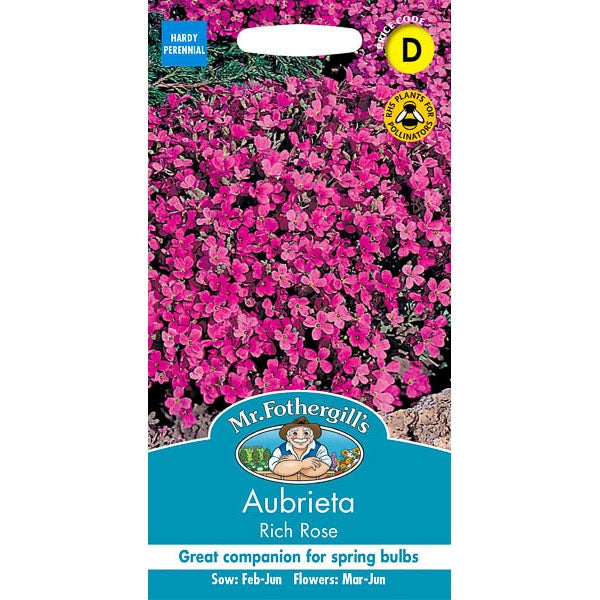 Aubrieta Rich Rose;Aubrieta Rich Rose Instructions