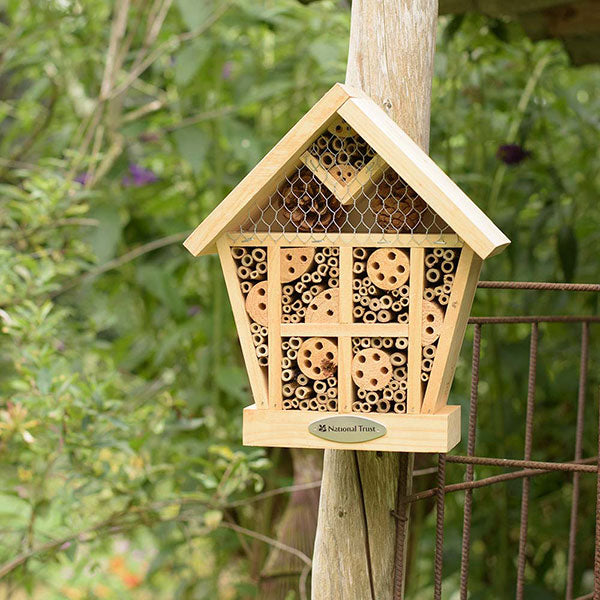 Insect house in garden 