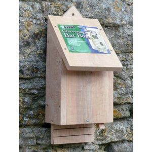 Triple Pack of Bat Boxes; We are the UK`s leading supplier of Bat Boxes; Natural Timber Bat Box; Natural Timber Bat Box fixed to tree