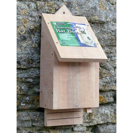 Triple Pack of Bat Boxes; We are the UK`s leading supplier of Bat Boxes; Natural Timber Bat Box; Natural Timber Bat Box fixed to tree