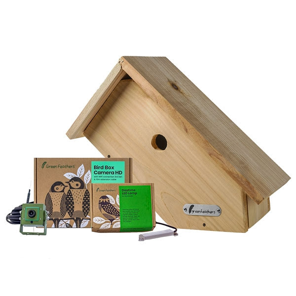 WiFi Side View Bird Box Camera Pack;Side View Bird Box;Side View Bird Box Interior;WiFi Bird Box Camera