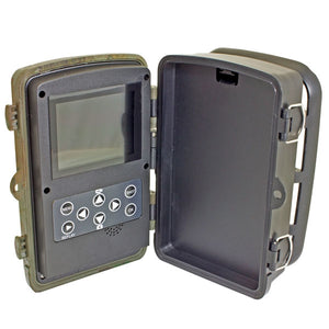 Garden WIldlife Trail Camera;Garden WIldlife Trail Camera showing accessories;Garden WIldlife Trail Camera open