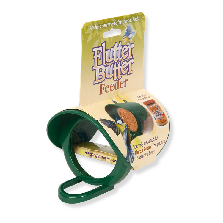 Feeder for flutter peanut butter