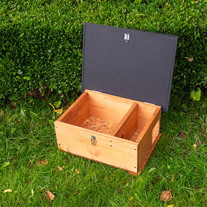 hedgehog house opening lid