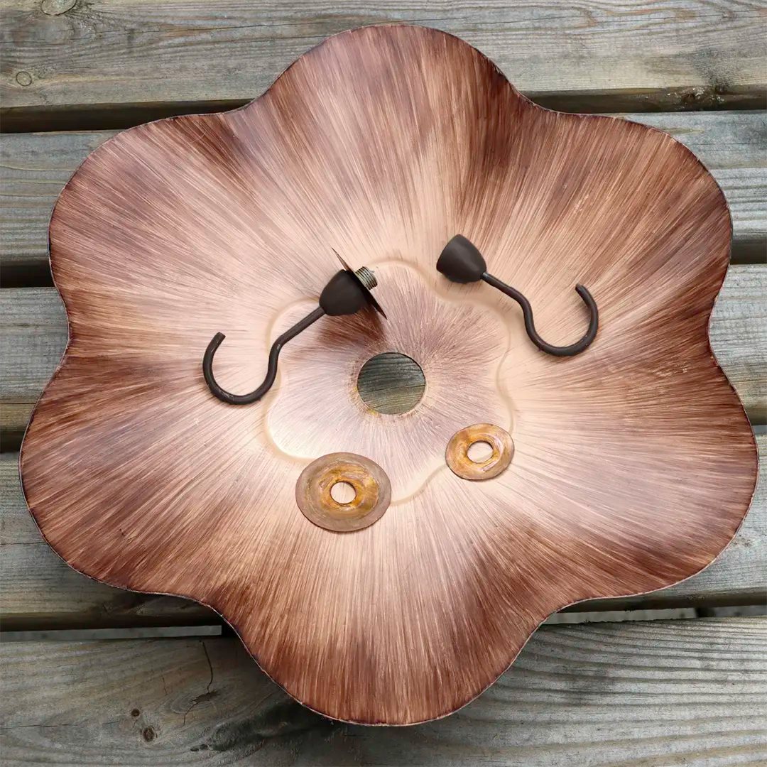 metal squirrel baffle for bird feeders