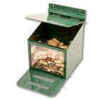 Large Capacity Squirrel Feeder; Metal Squirrel Feeder; Red Squirrel Feeder; Our Large Capacity Squirrel Feeder is the perfect feeding station for hungry squirrels. It holds up to 1.4kg of nuts and seeds and the flip top keeps food dry but allows access for squirrels while birds cannot take the food. Suitable for feeding squirrels mixed seeds peanuts or our specially prepared and calcium enriched squirrels foods.
