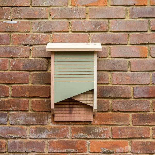 Conservation Bat Box; Multiple chambers attract a variety of bat species; Attractive bat box mounted on house walls or hung in trees