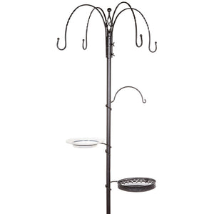 Decorative Bird Feeder Station