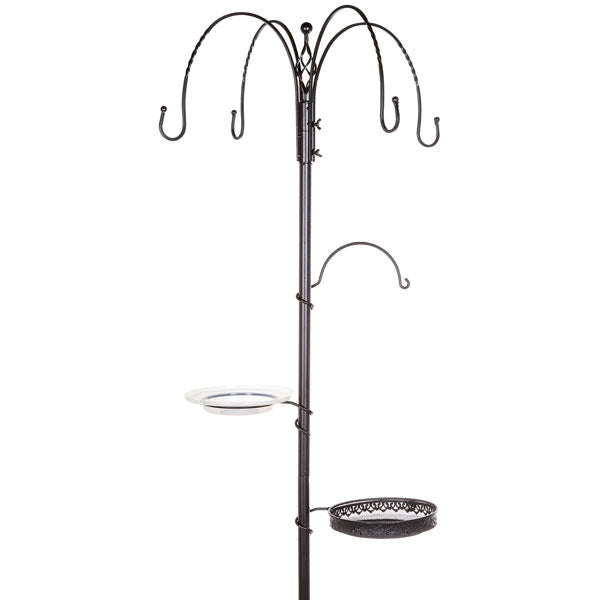 Decorative Bird Feeder Station