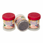 Flutter Butter Pods Fruity; Peanut Butter for birds; Flutter Peanut Butter for birds in a feeder; Birds love peanut butter when its salt free