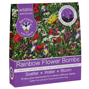 rainbow wildflower seeds Bee Friends™ Rainbow Seed Bombs
