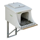Peregrine Falcon nest box on white background