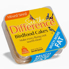 See the Difference Mixed Seed Suet Cakes; Woodpecker Feasting on a Suet Cake