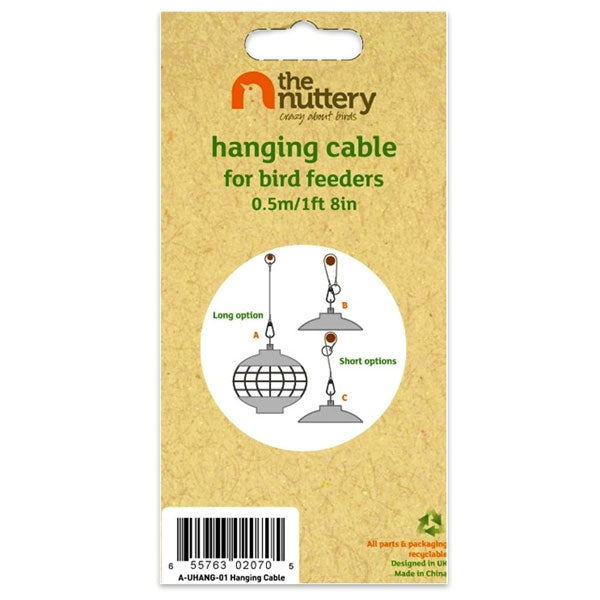 The Nuttery Hanging Cable for Bird Feeders; Hanging cable for bird feeders