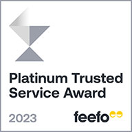 Feefo Platinum Service Award 2023