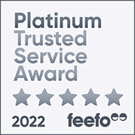 Feefo Platinum Service Award 2022